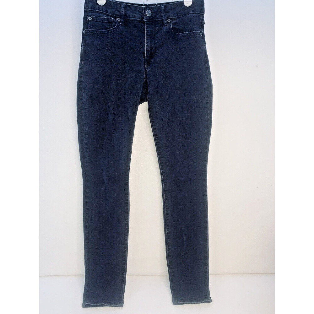 Gap Womens Curvy True Skinny Black Denim Jeans Women's Size 28